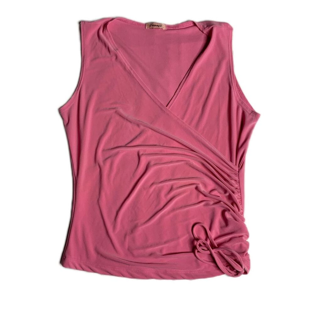 Y2K Pink Drawstring Ruched Sorority Preppy Legally Blonde